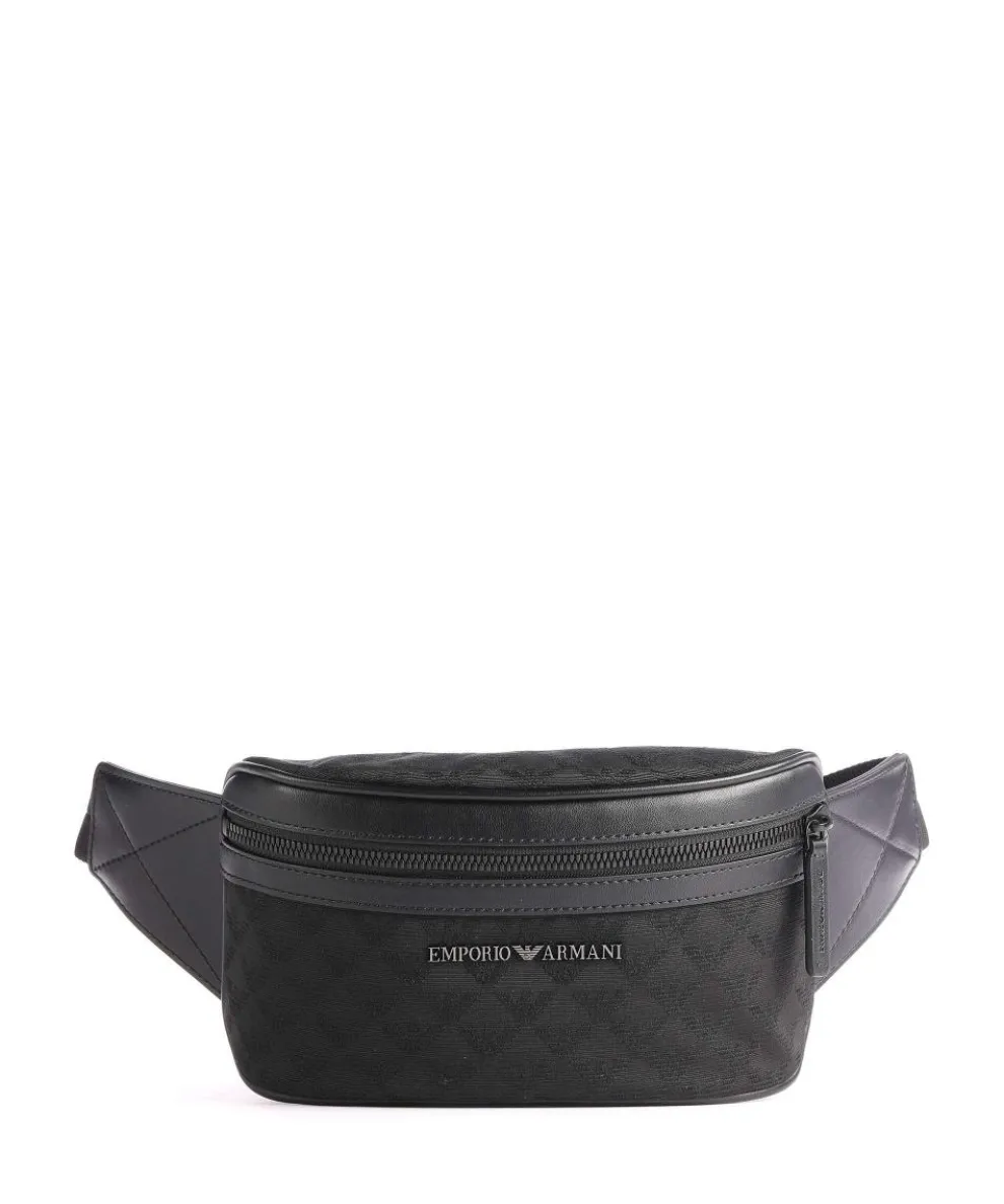 Omnia Jacquard Gürteltasche Polyester, Baumwolle schwarz