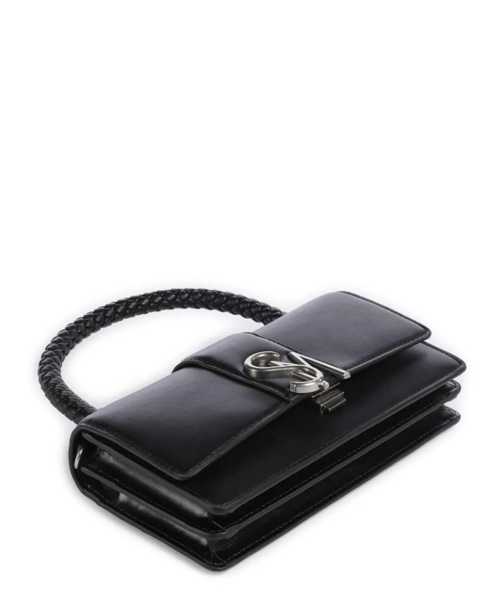 BRAGE Umhängetasche Lederimitat schwarz