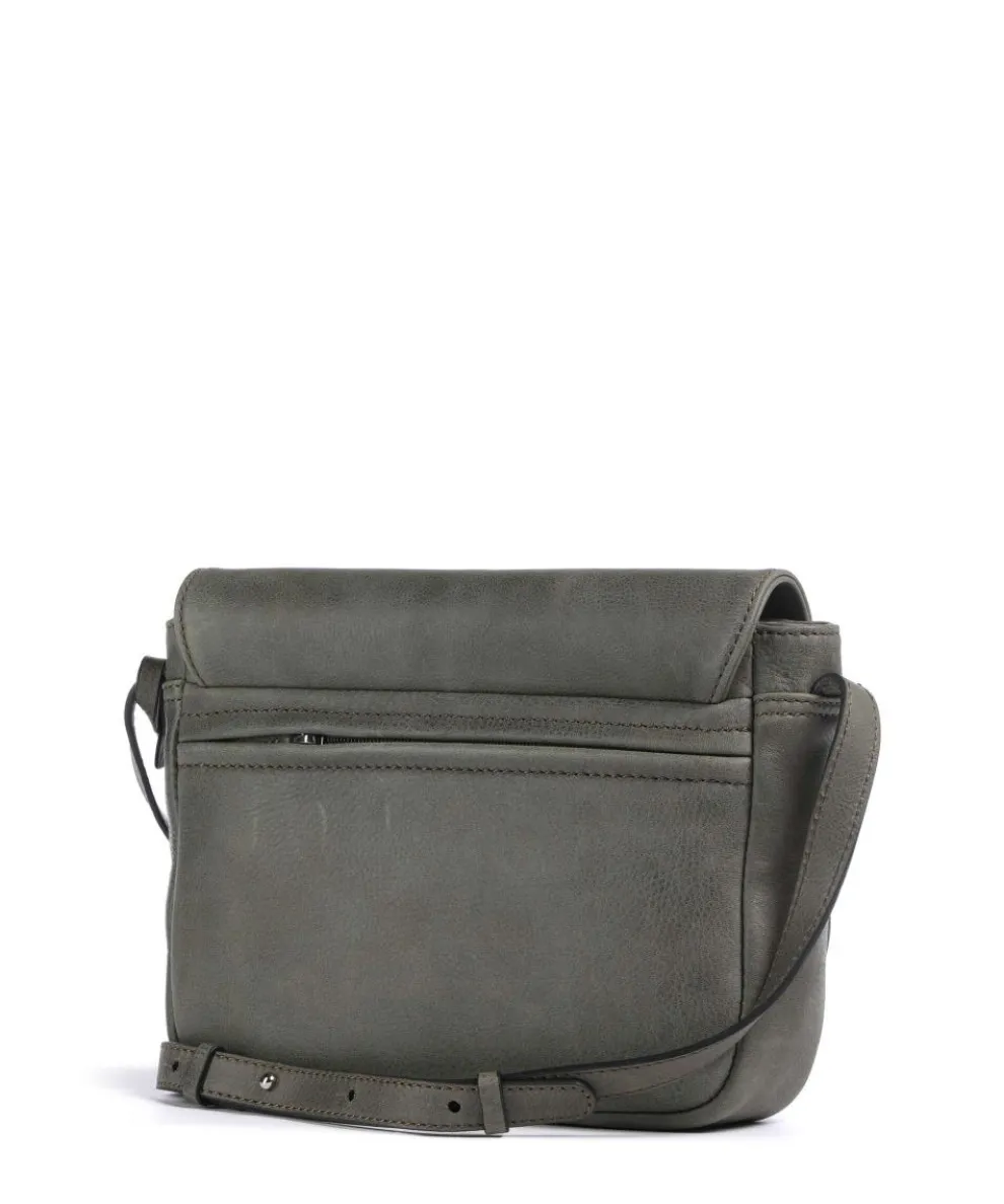 Carisma Umhängetasche genarbtes Rindsleder khaki