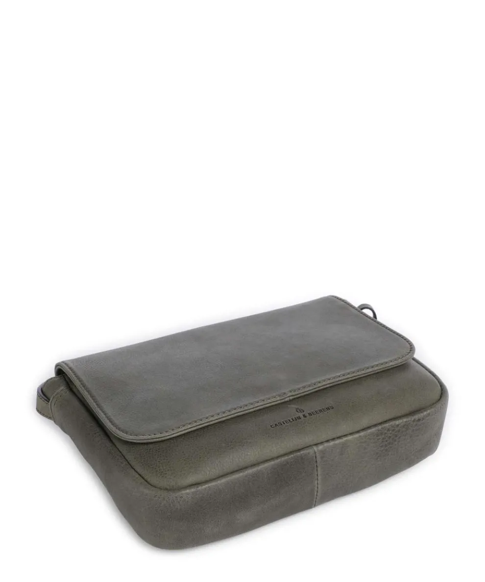 Carisma Umhängetasche genarbtes Rindsleder khaki