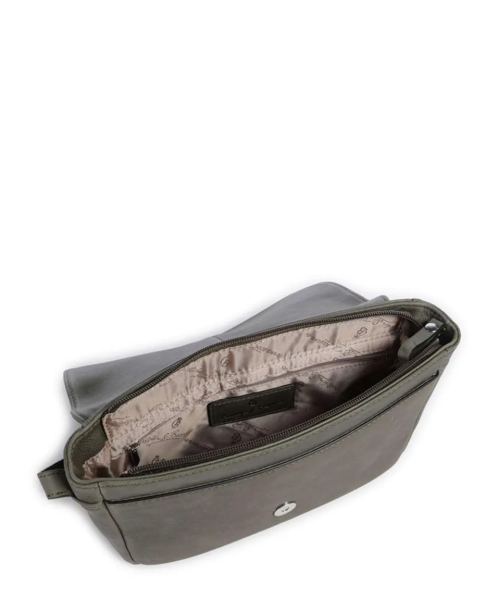 Carisma Umhängetasche genarbtes Rindsleder khaki