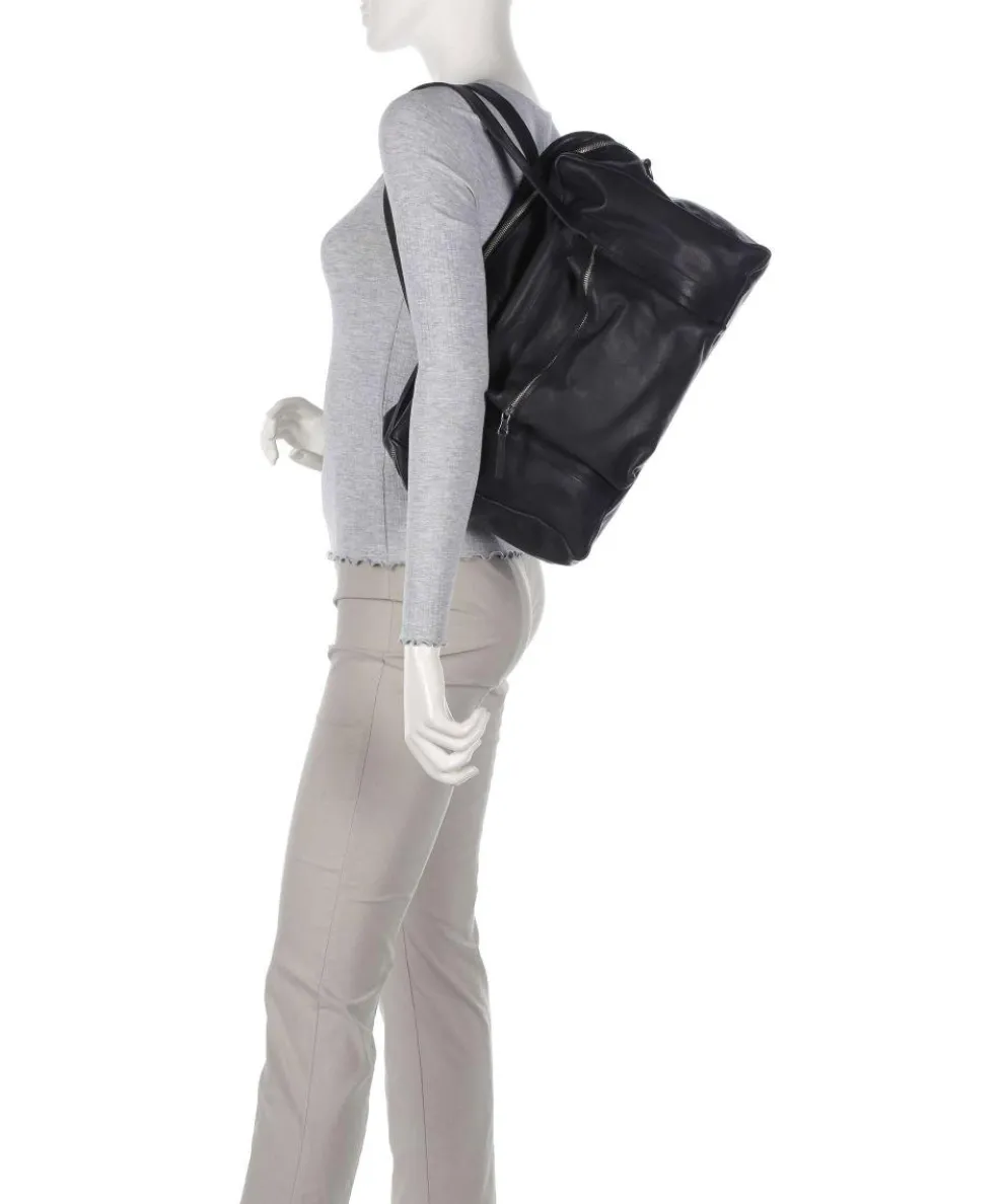 Bague M Shopper fein genarbtes Rindsleder dunkelblau