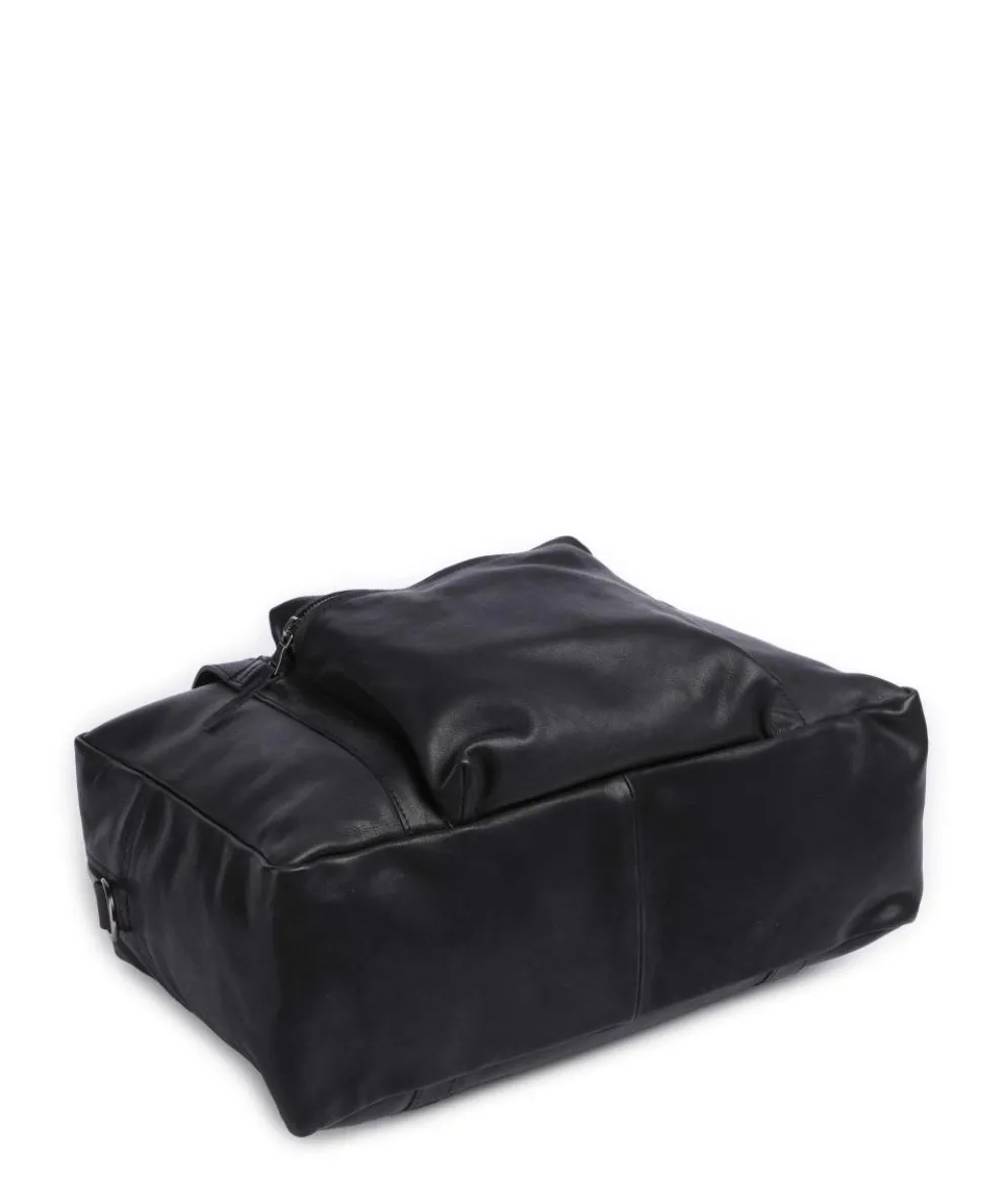 Bague M Shopper fein genarbtes Rindsleder dunkelblau