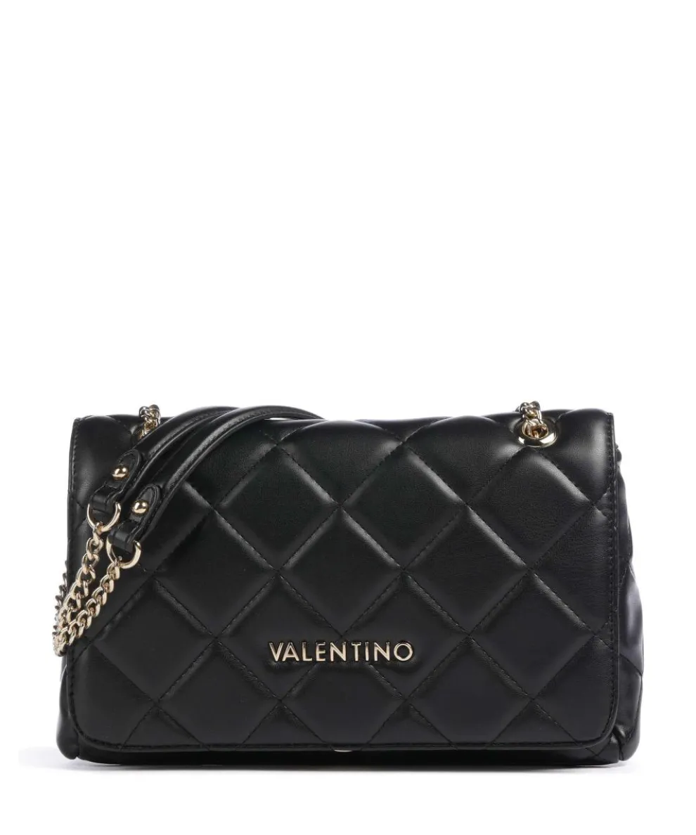 Ocarina Schultertasche Lederimitat schwarz