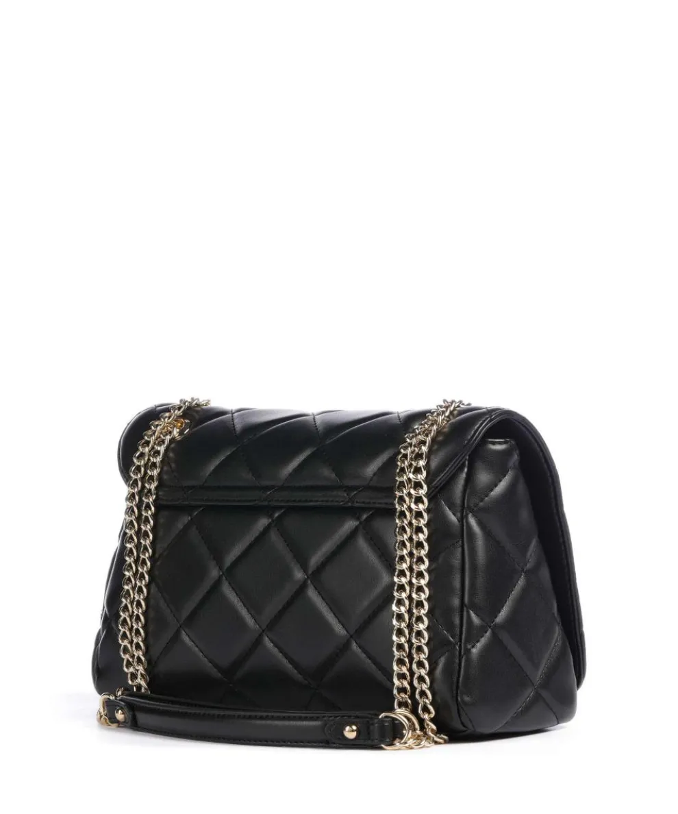 Ocarina Schultertasche Lederimitat schwarz