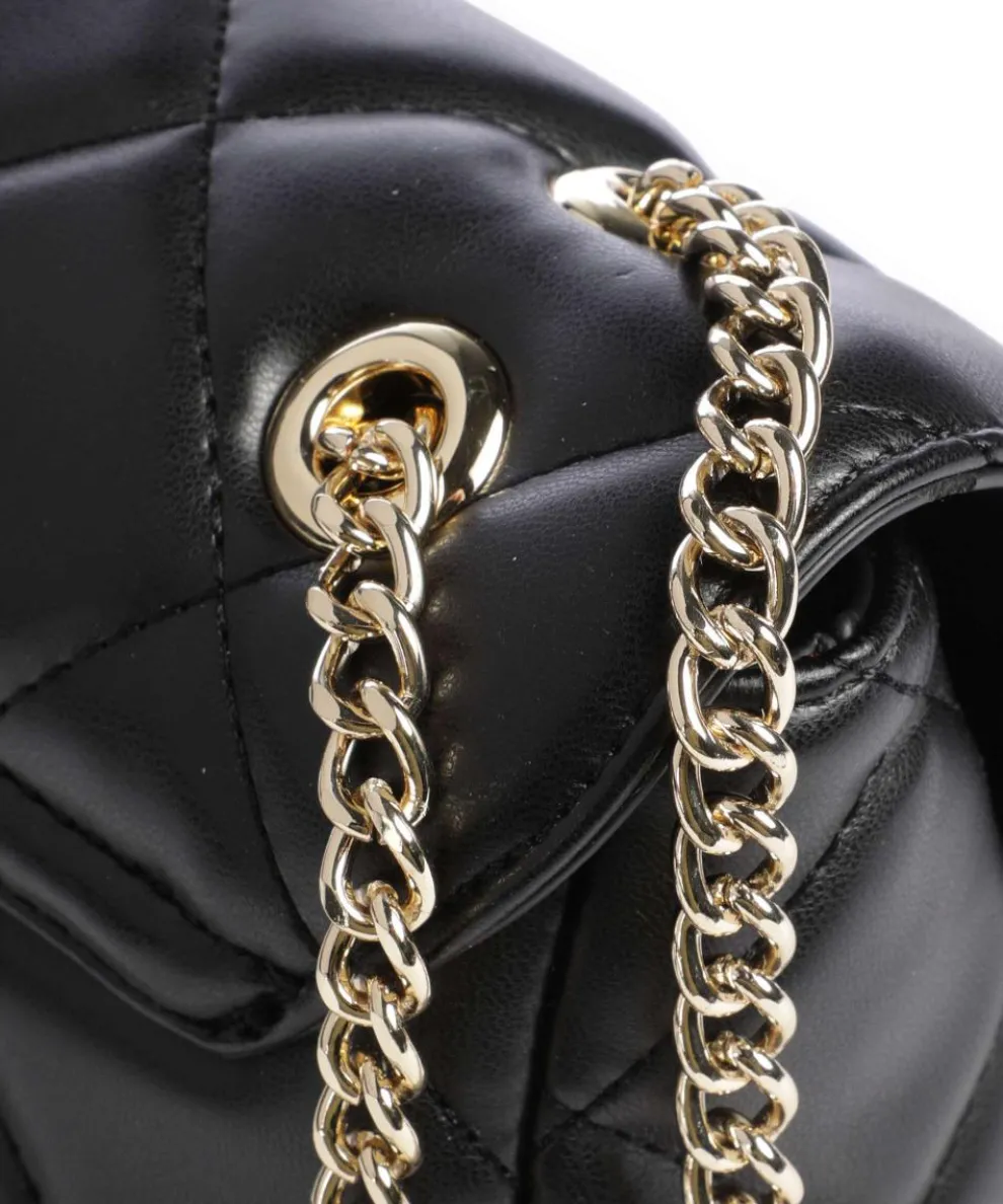 Ocarina Schultertasche Lederimitat schwarz