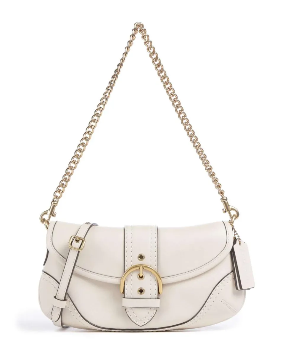 Soho 25 Schultertasche fein genarbtes Leder elfenbein