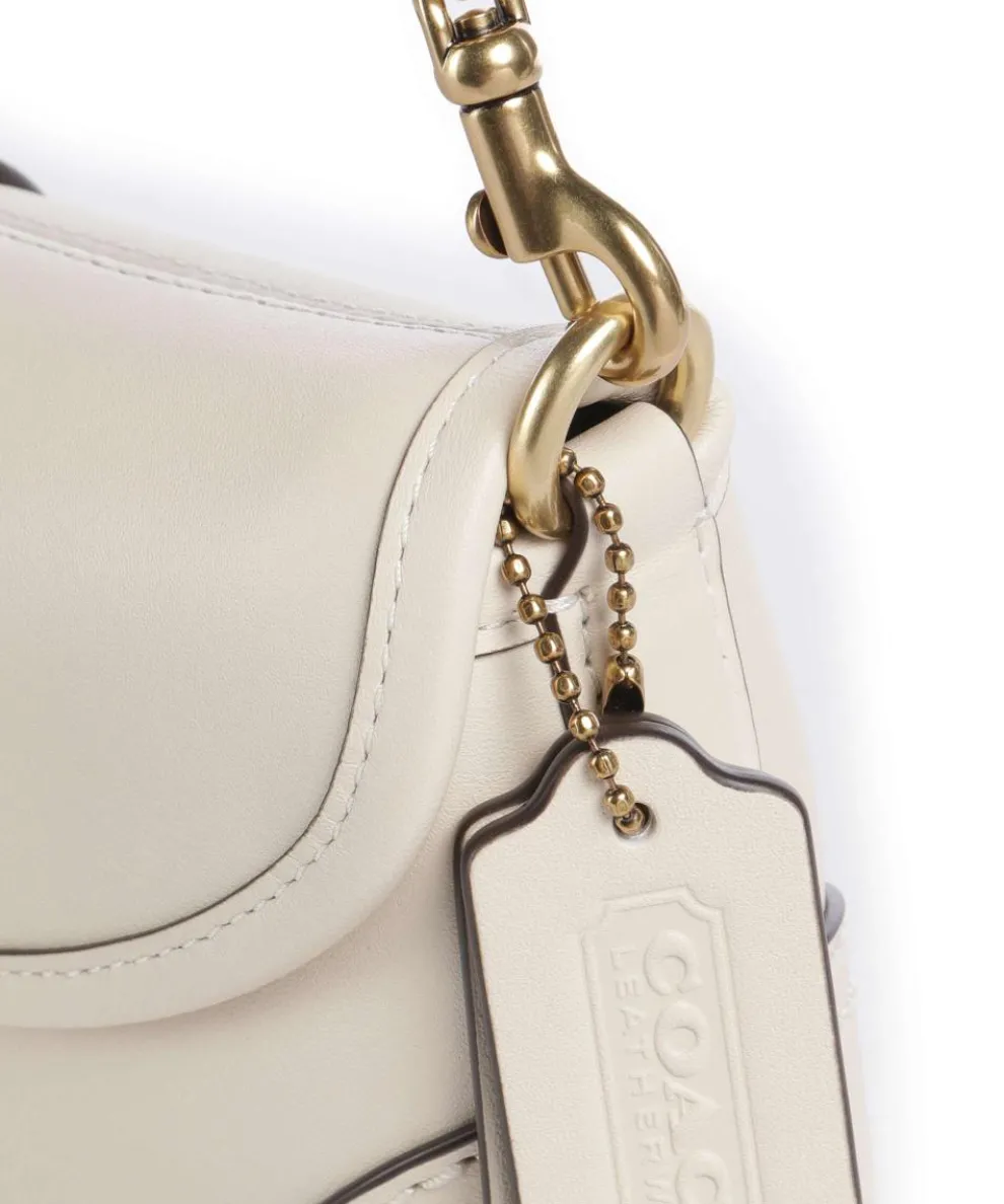 Soho 25 Schultertasche fein genarbtes Leder elfenbein