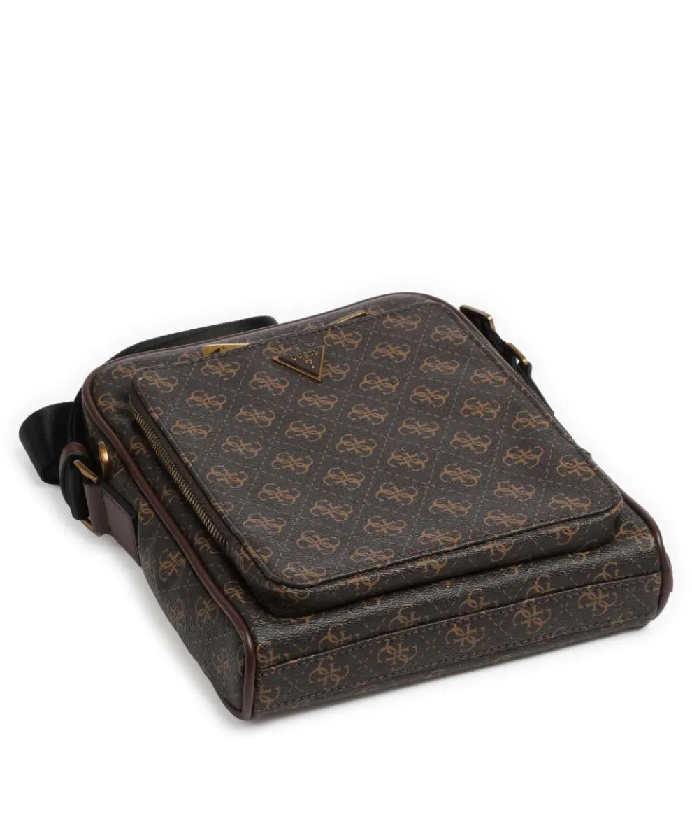 Milano Eco Umhängetasche Lederimitat dunkelbraun