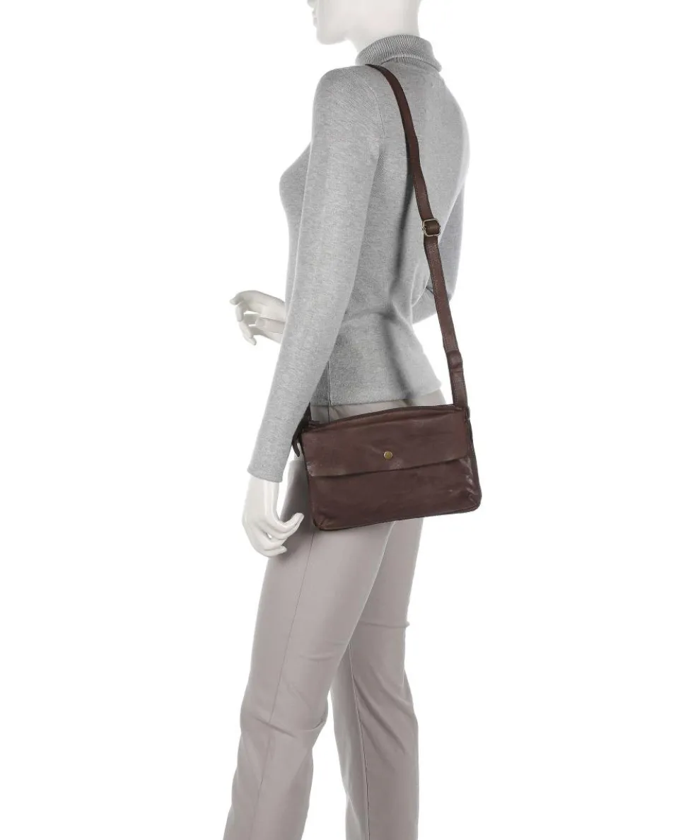 Submarine Umhängetasche Rindsleder dunkelbraun