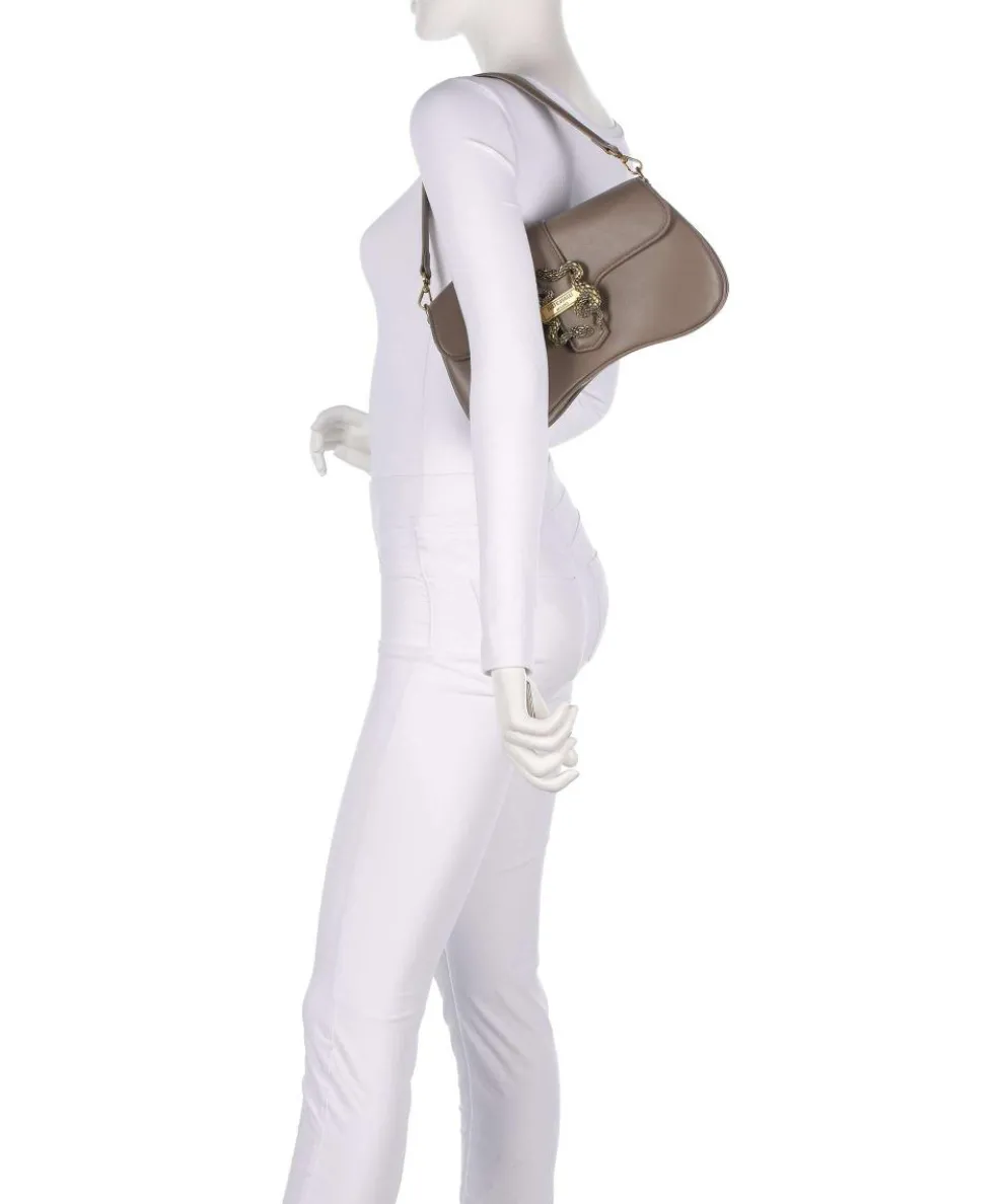 Iconic Snakes Schultertasche Lederimitat taupe