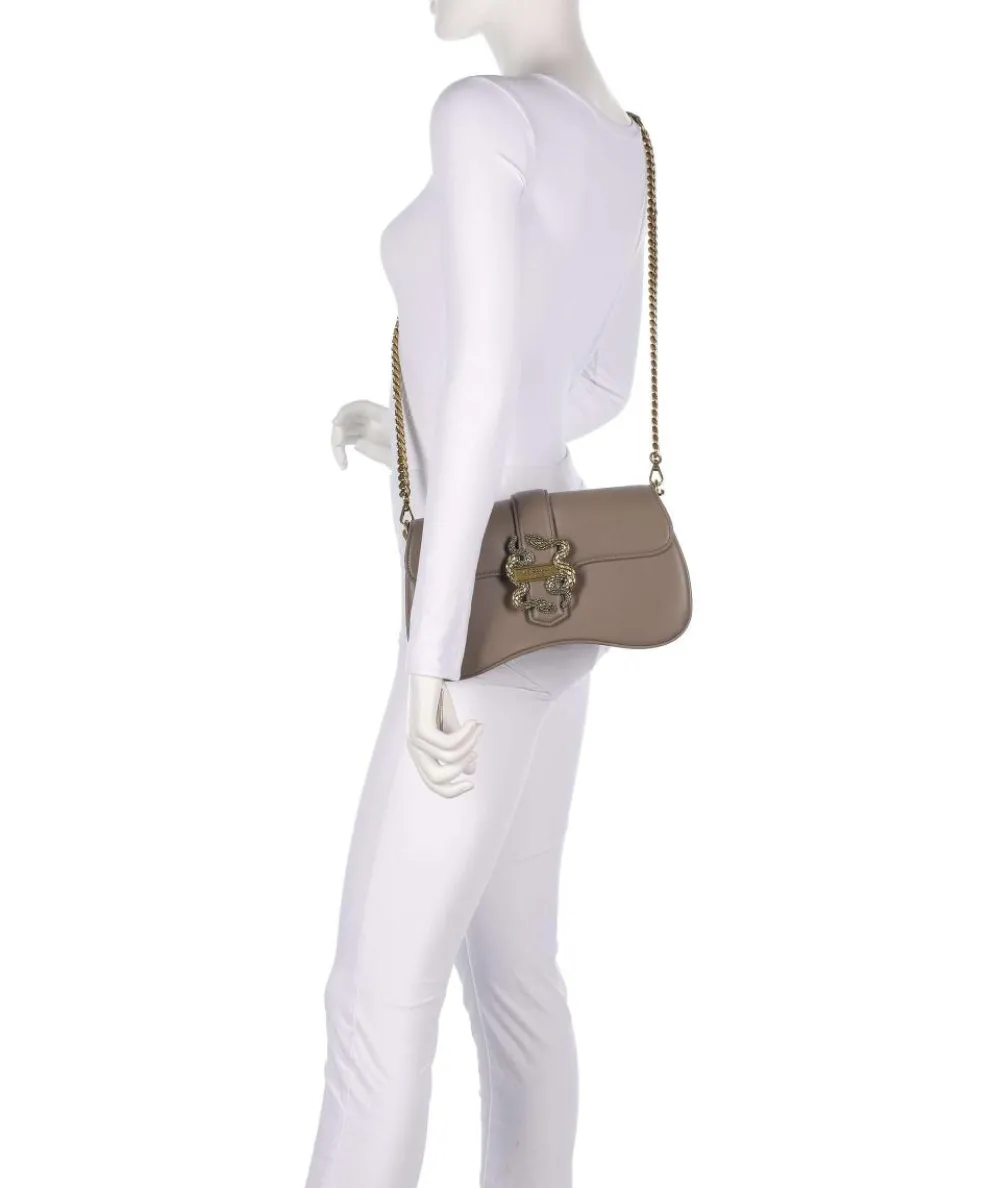 Iconic Snakes Schultertasche Lederimitat taupe