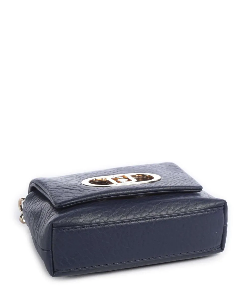 Icon S Schultertasche Lederimitat dunkelblau