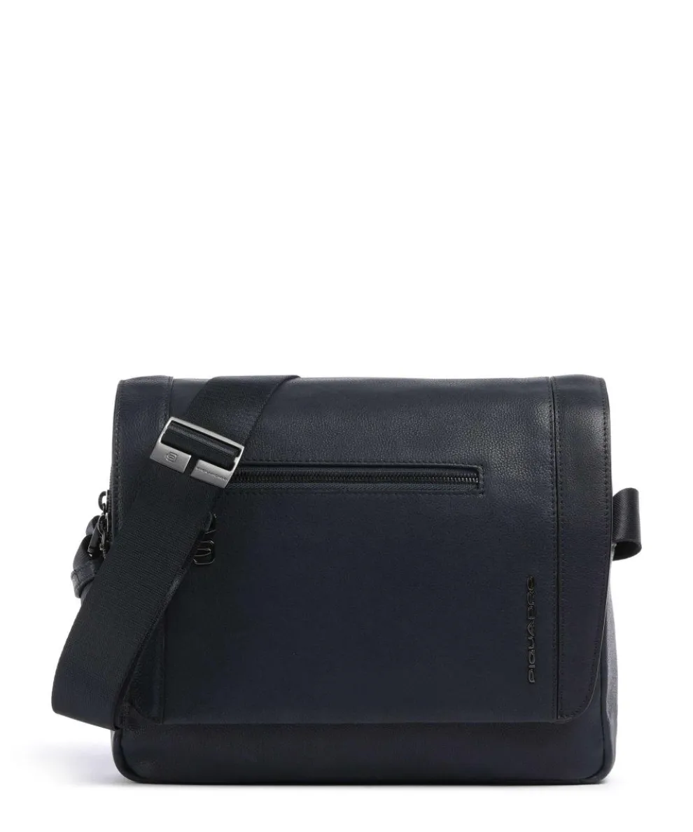 S134 Kuriertasche genarbtes Rindsleder navy