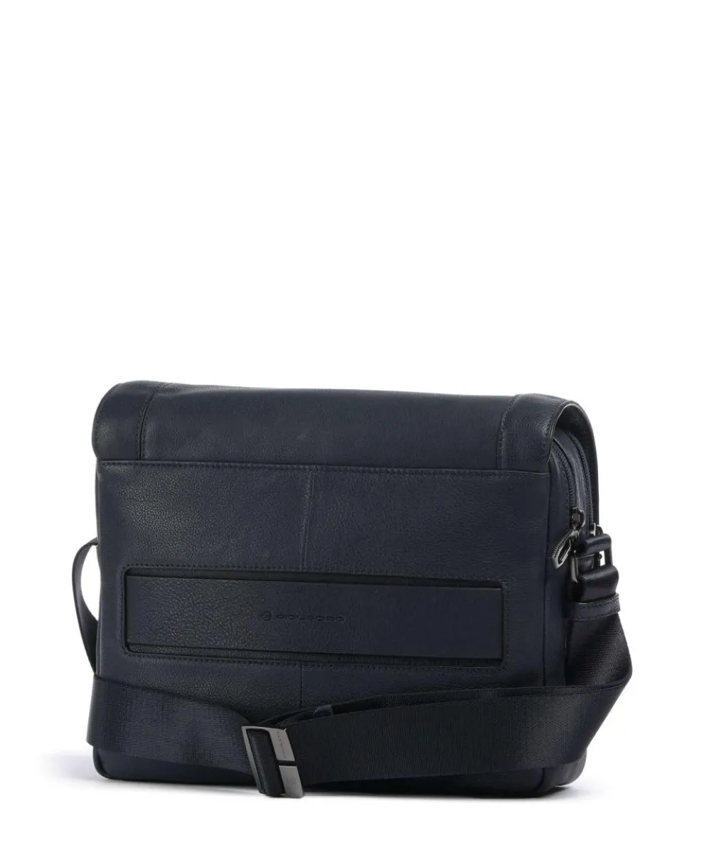 S134 Kuriertasche genarbtes Rindsleder navy