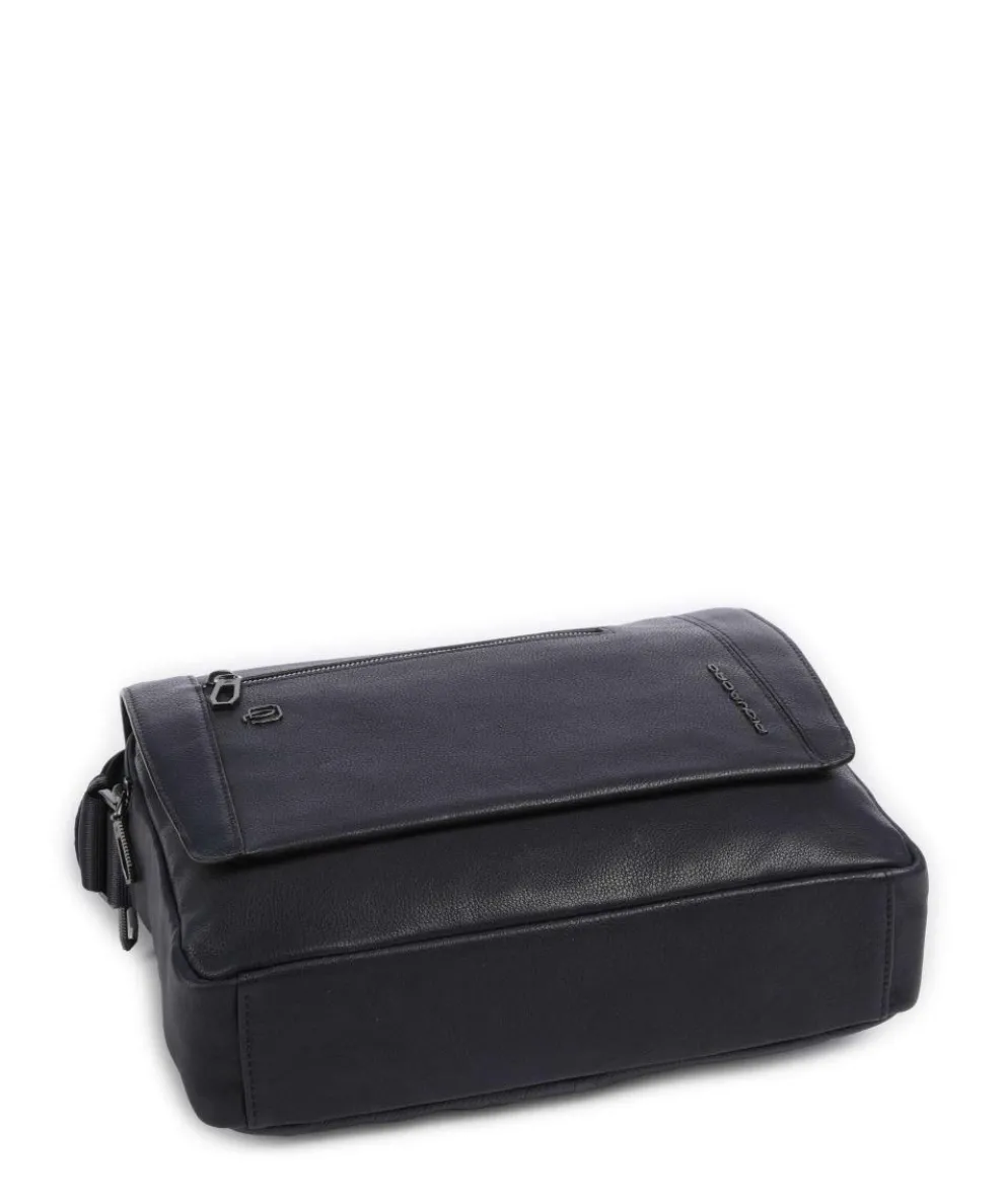 S134 Kuriertasche genarbtes Rindsleder navy