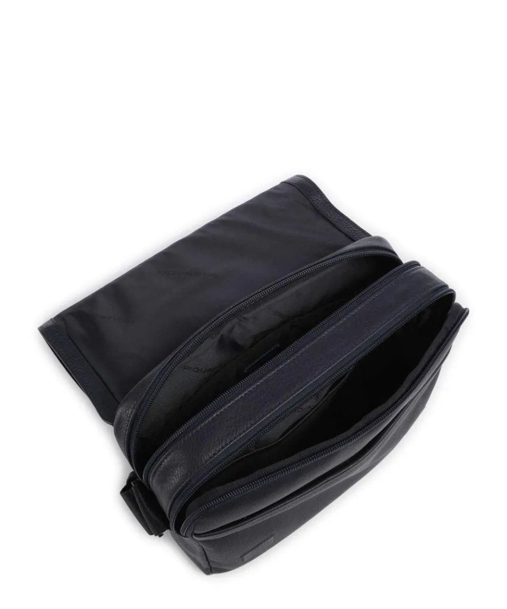 S134 Kuriertasche genarbtes Rindsleder navy