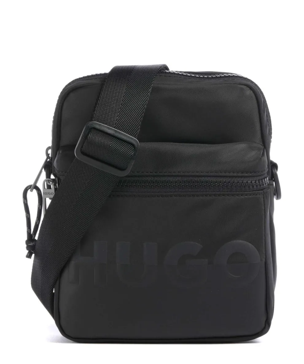 Nosh Umhängetasche recyceltes Polyester schwarz