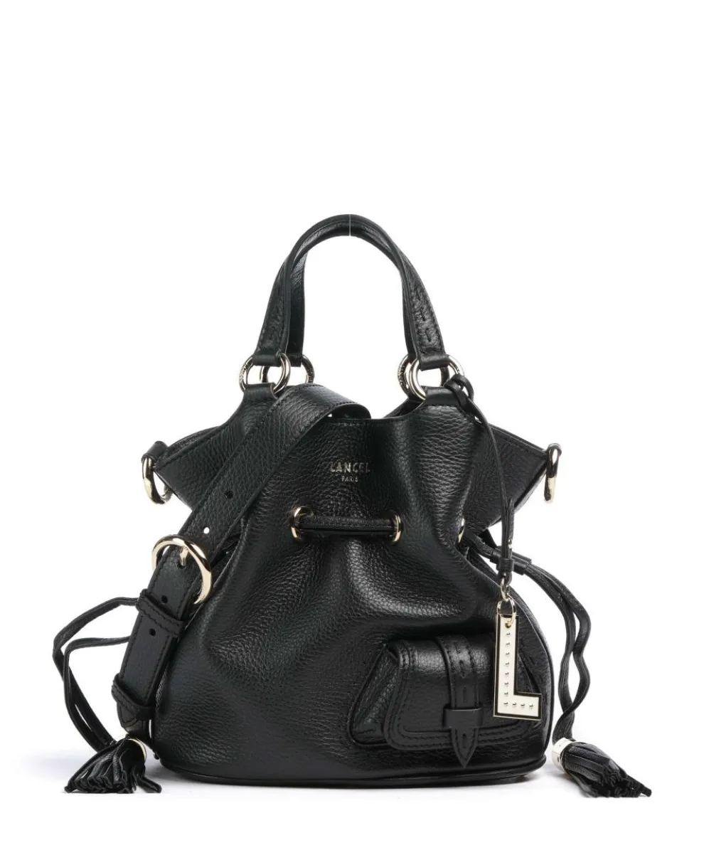 Premier Flirt S Bucket bag genarbtes Rindsleder schwarz