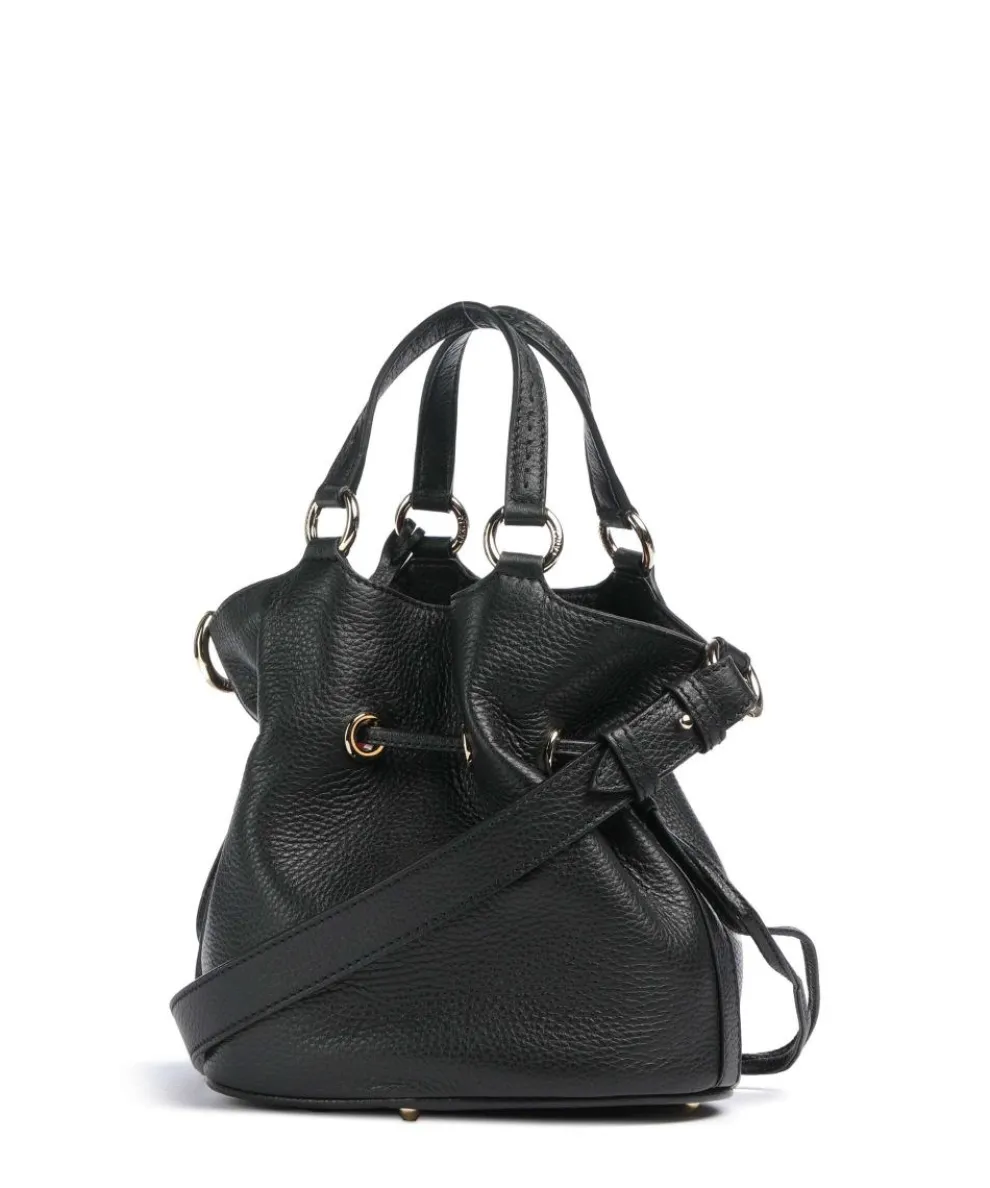 Premier Flirt S Bucket bag genarbtes Rindsleder schwarz