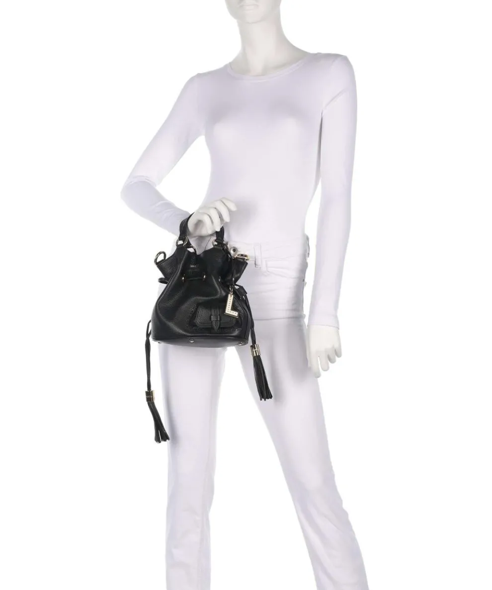 Premier Flirt S Bucket bag genarbtes Rindsleder schwarz