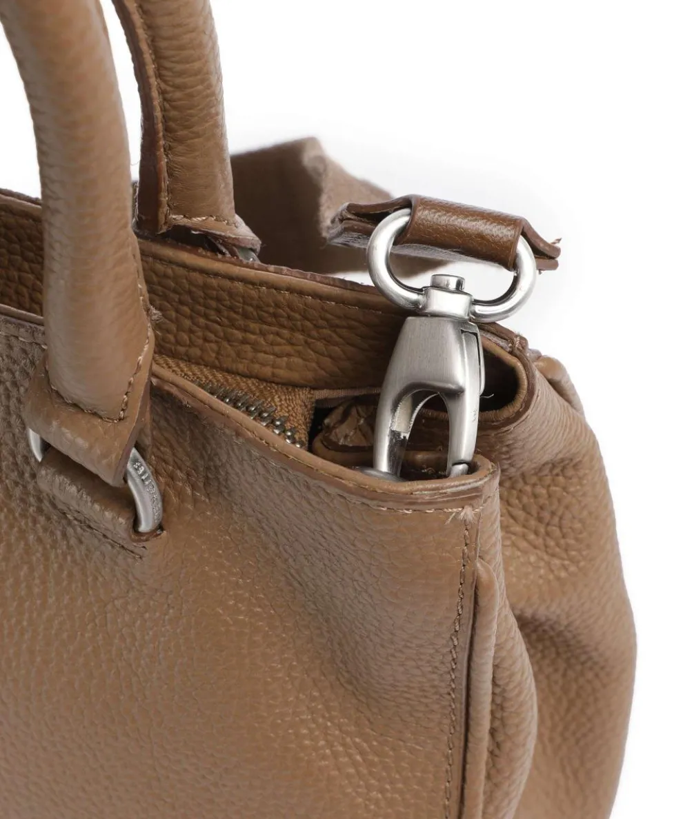 Always Ava Handtasche genarbtes Leder taupe