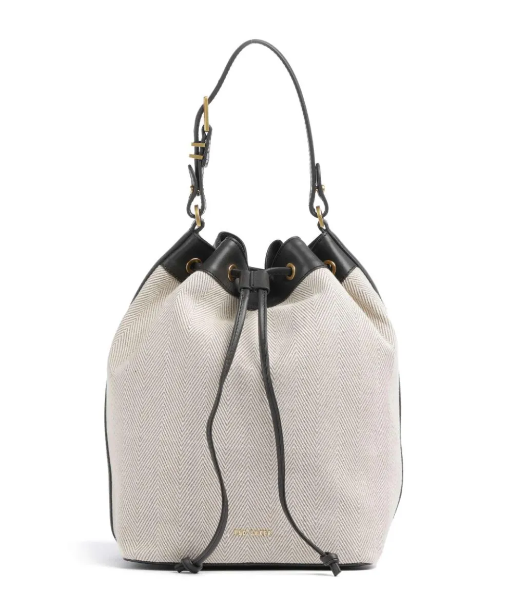 Tashah Bucket bag Baumwolle beige/braun