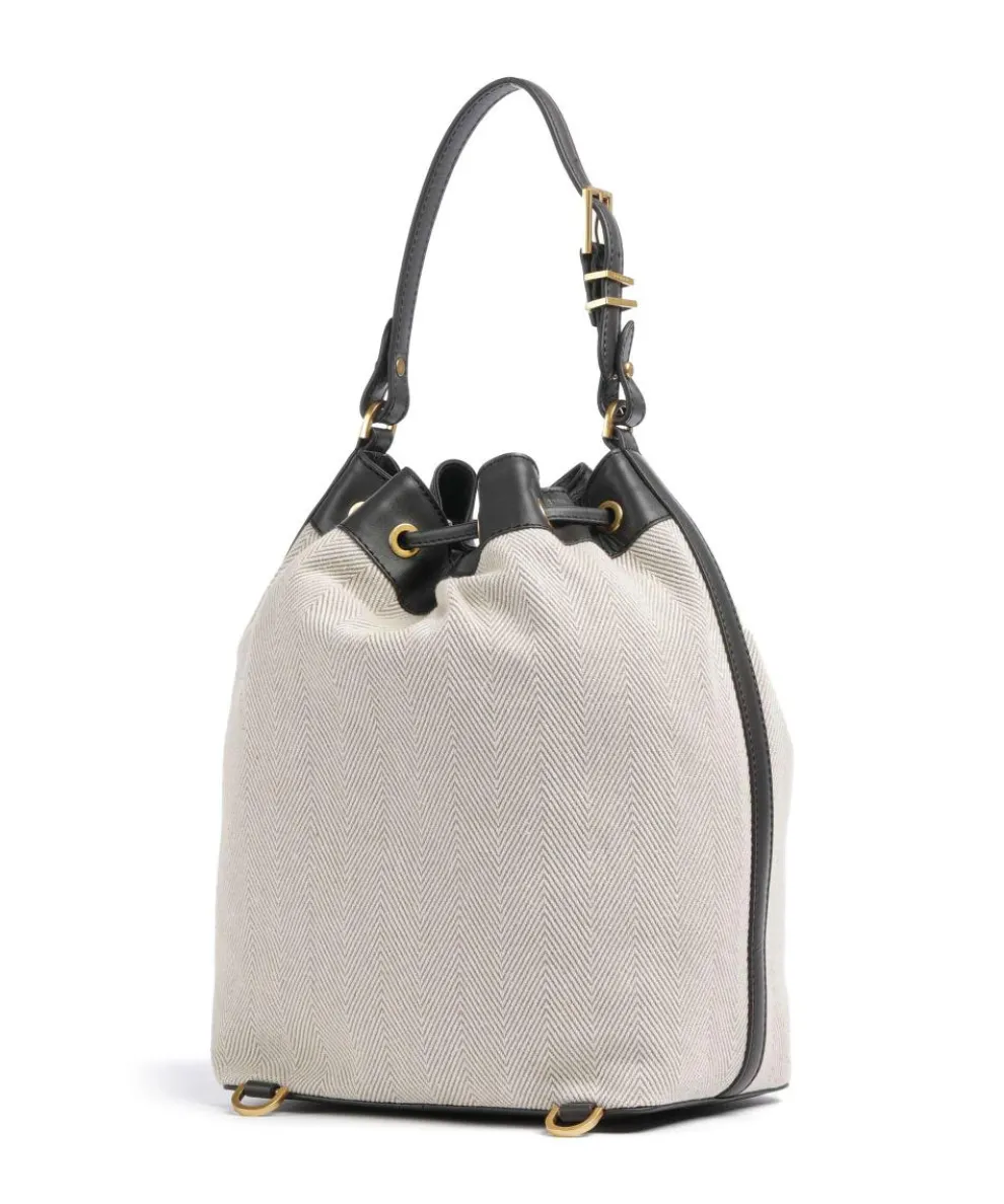 Tashah Bucket bag Baumwolle beige/braun