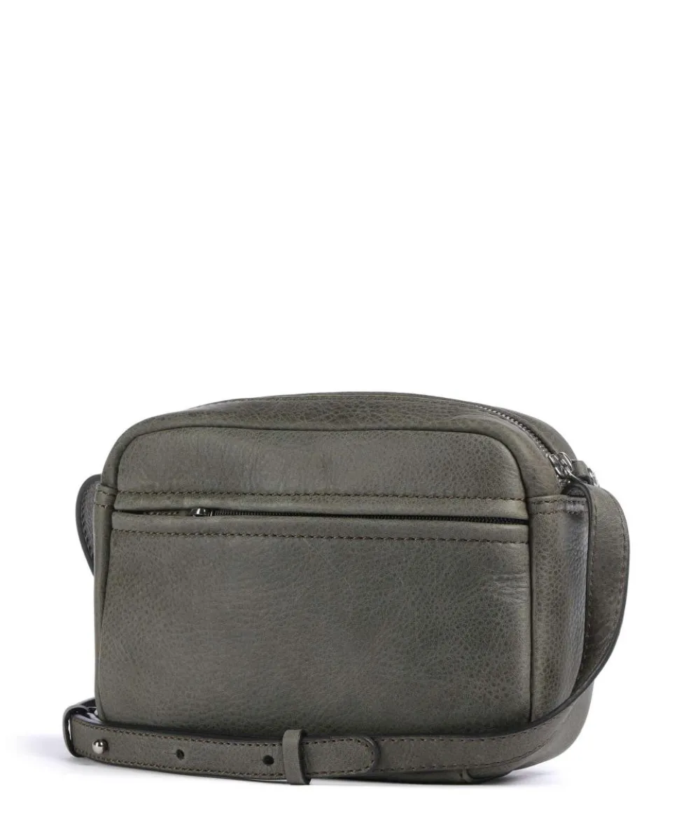 Carisma Umhängetasche genarbtes Rindsleder khaki