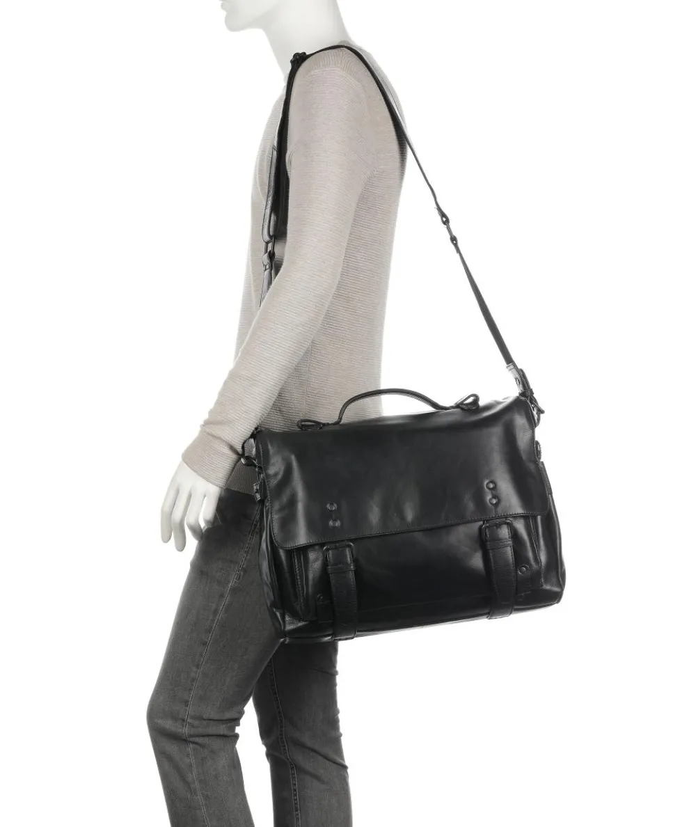 The Workmates Trouble Shooter Aktentasche 15″ Büffelleder schwarz