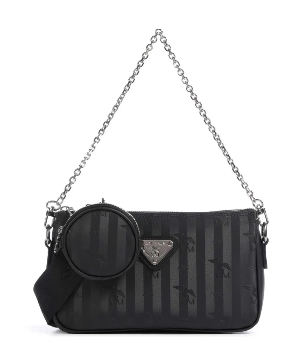 Vinerus Zell Schultertasche Canvas schwarz