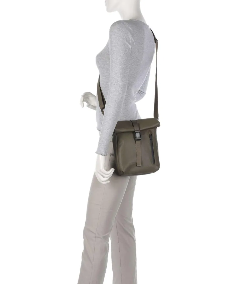 Japan RE Kuji RE Umhängetasche recyceltes Nylon olivgrün