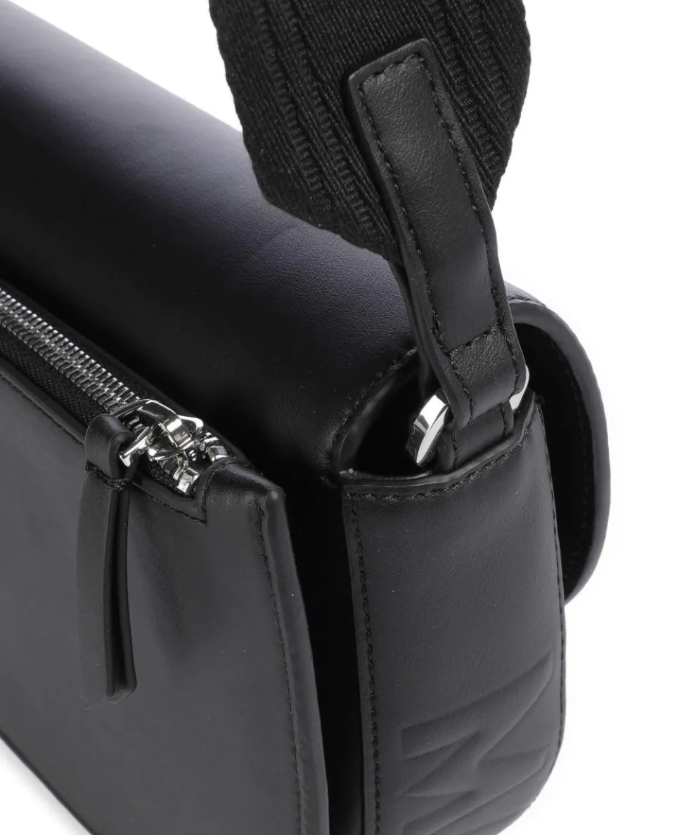 Vika Umhängetasche Lederimitat schwarz