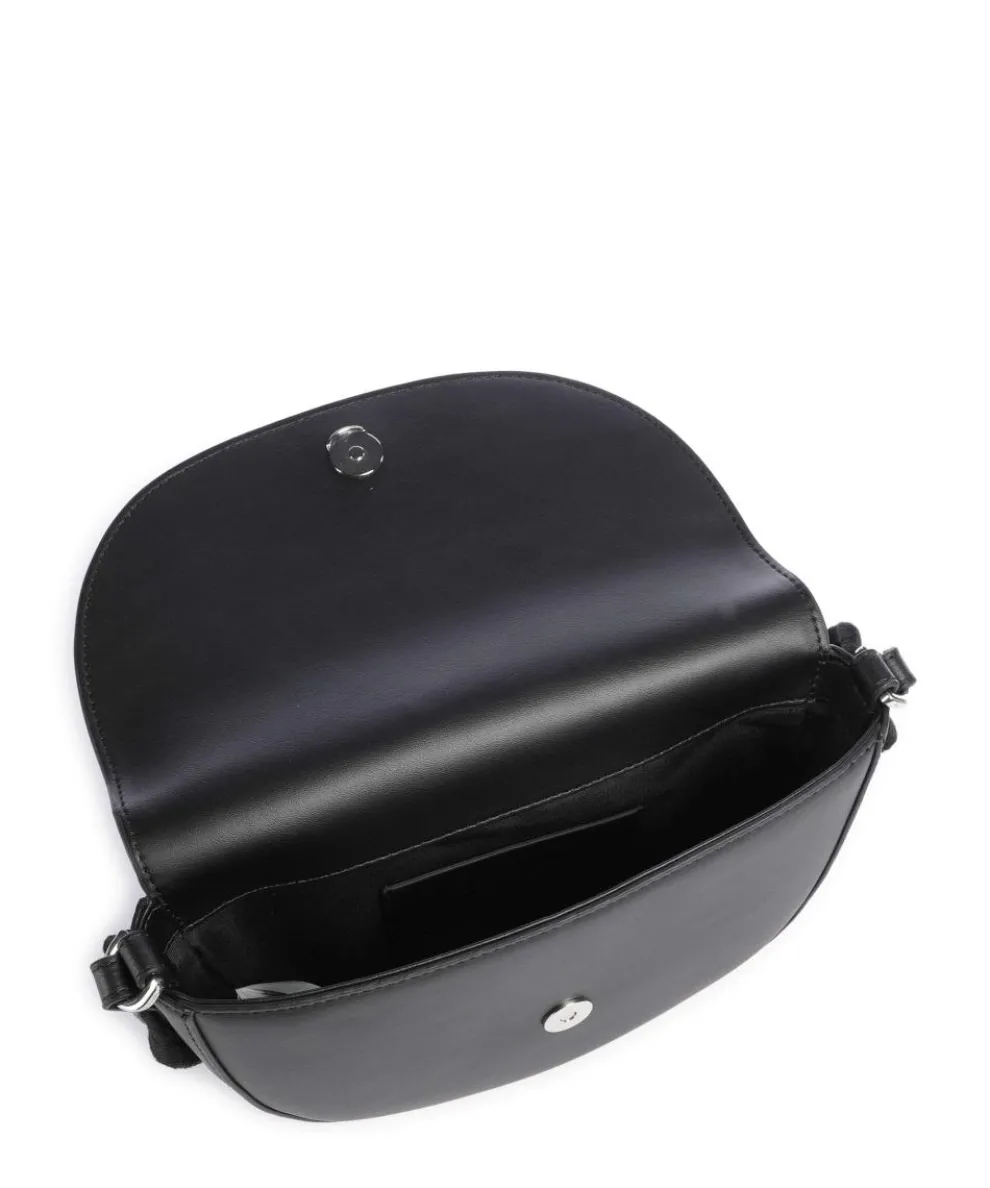 Vika Umhängetasche Lederimitat schwarz