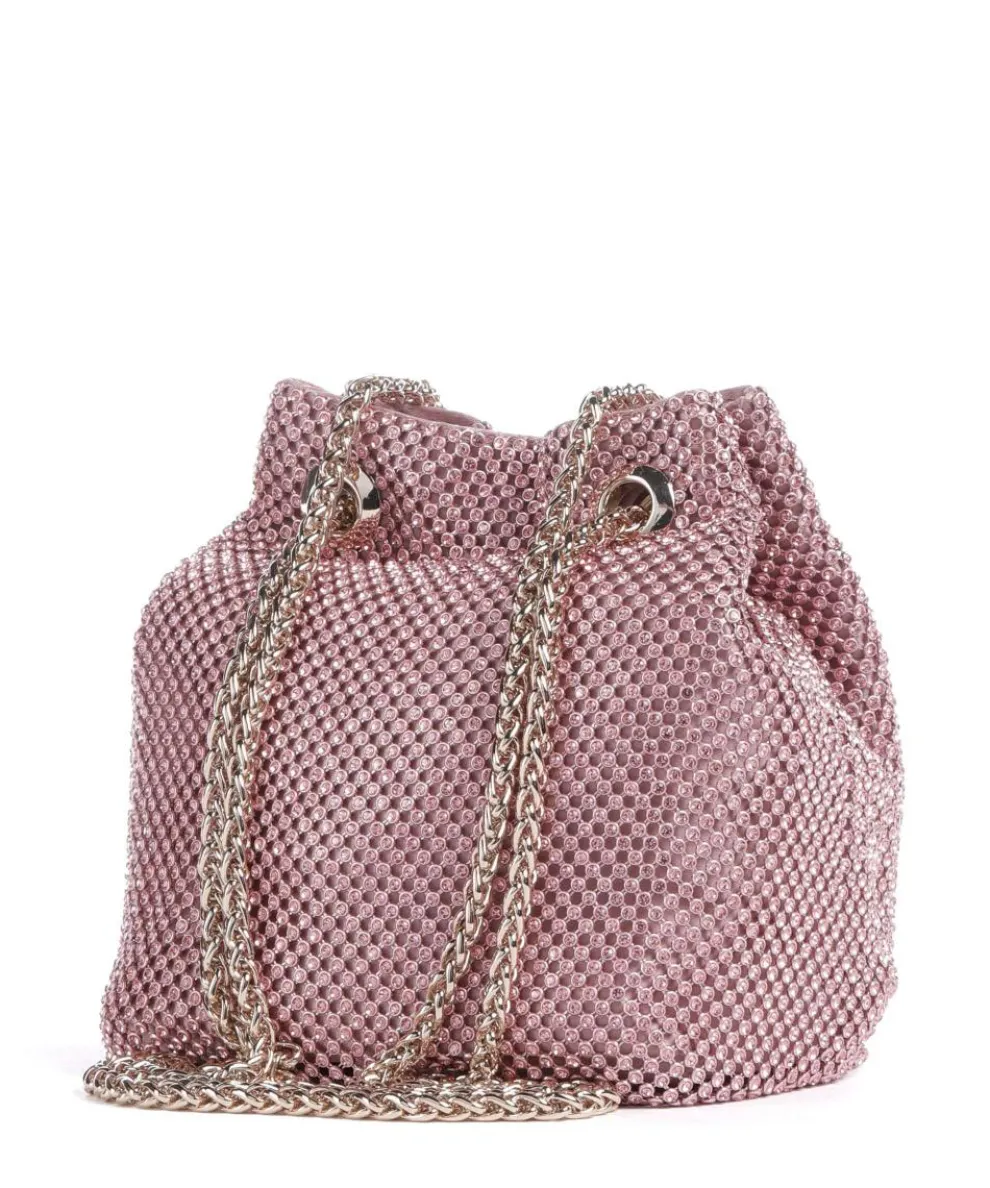 Zalina Schultertasche Aluminium rosa