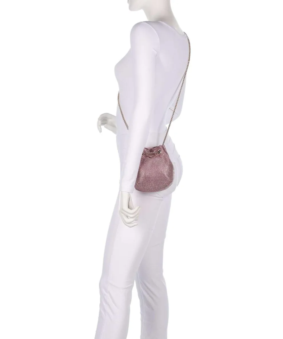 Zalina Schultertasche Aluminium rosa