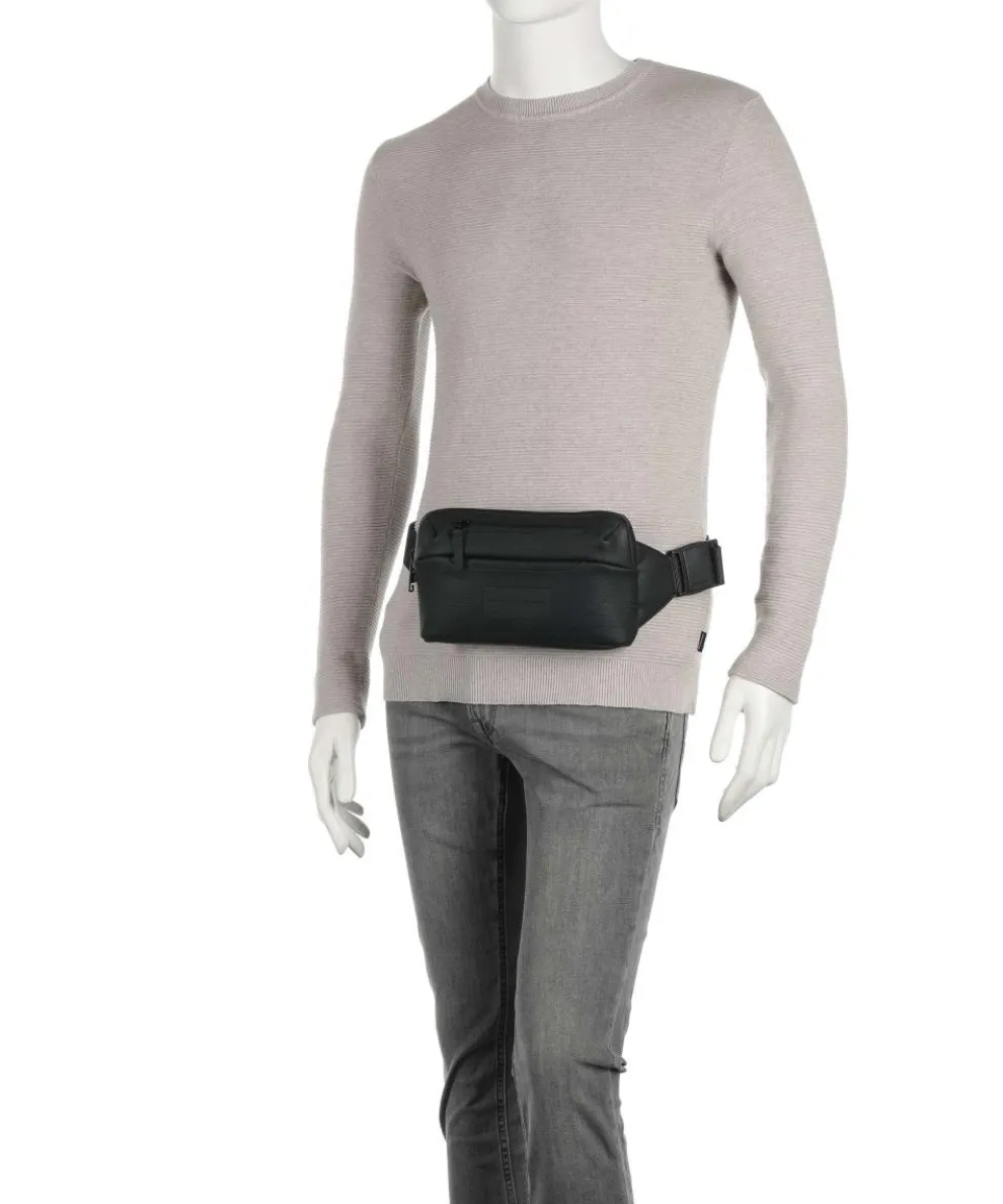 Urban Eco Le Gürteltasche recyceltes Leder schwarz