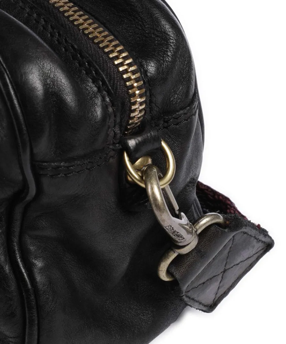 Handtasche Rindsleder schwarz