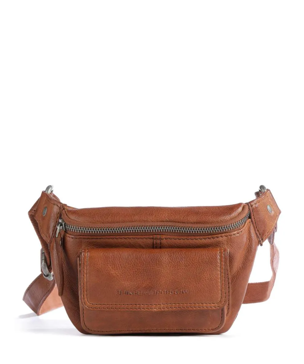 Apache Gürteltasche fein genarbtes Leder braun