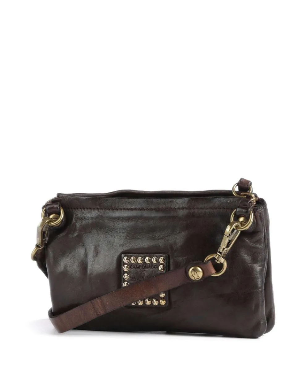 Gürteltasche genarbtes Rindsleder dunkelbraun