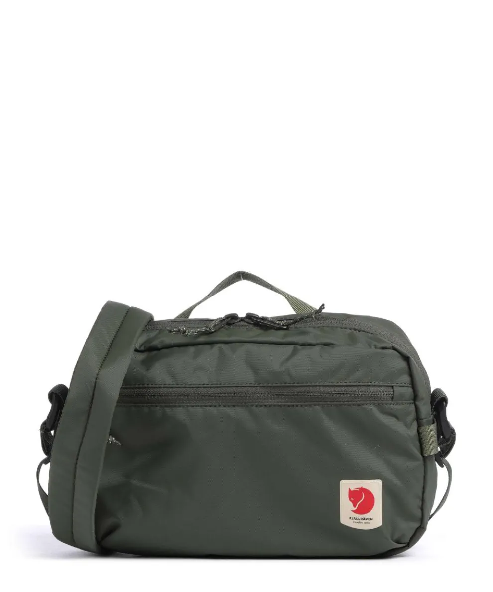 High Coast Umhängetasche recyceltes Polyamid dunkelgrün