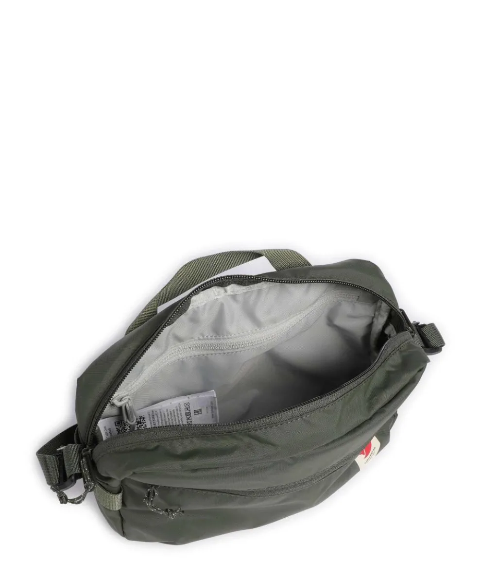 High Coast Umhängetasche recyceltes Polyamid dunkelgrün