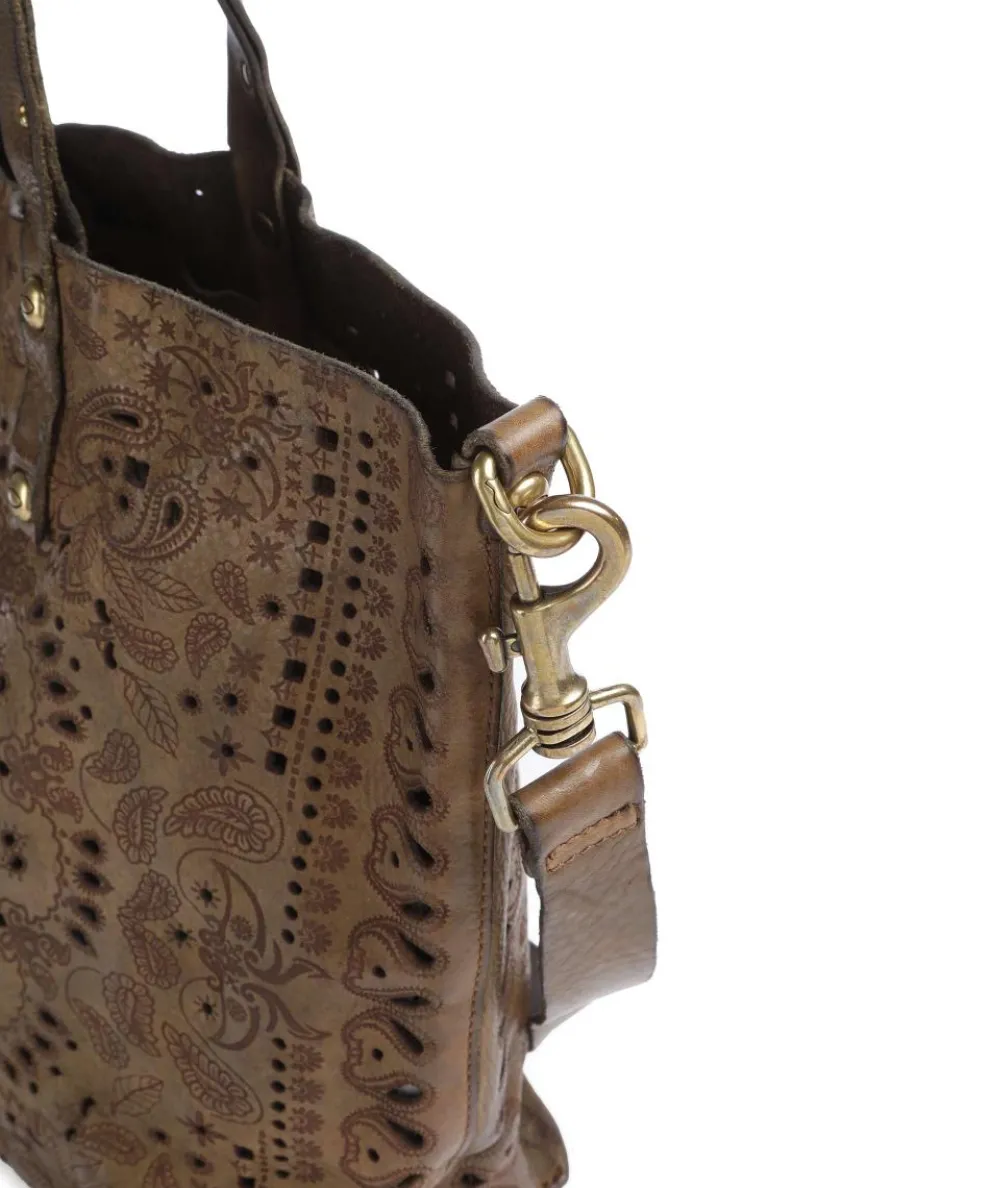 Shopper fein genarbtes Rindsleder olivgrün