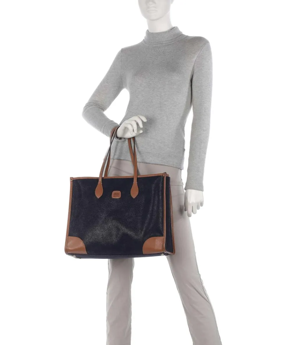 Life Shopper 14″ Textil, genarbtes Leder dunkelblau