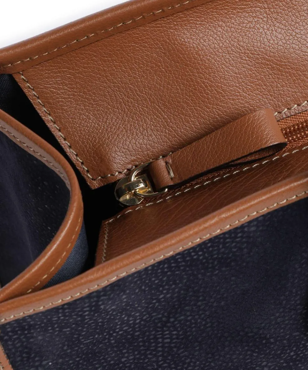 Life Shopper 14″ Textil, genarbtes Leder dunkelblau