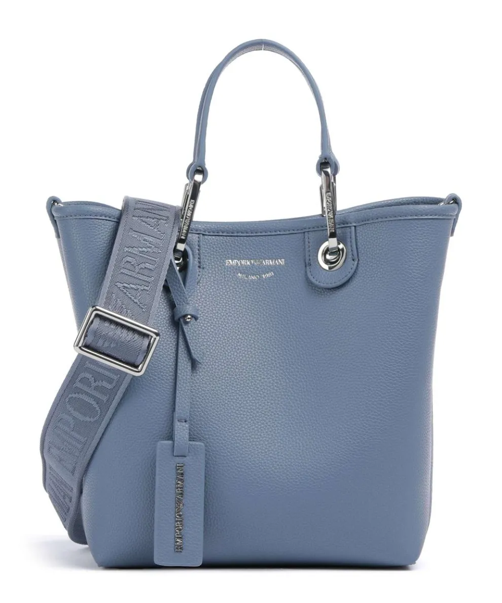 My EA Handtasche Lederimitat blaugrau