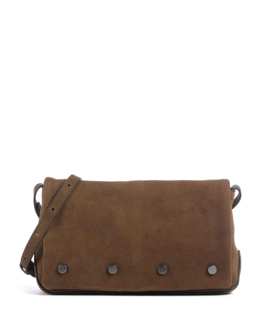 Rive Suede S Umhängetasche Veloursleder mud