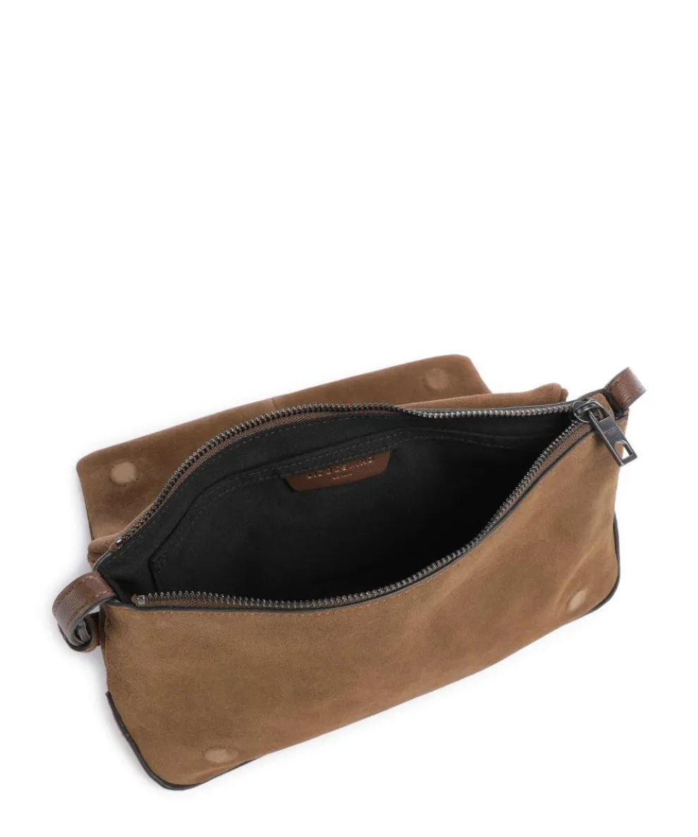Rive Suede S Umhängetasche Veloursleder mud