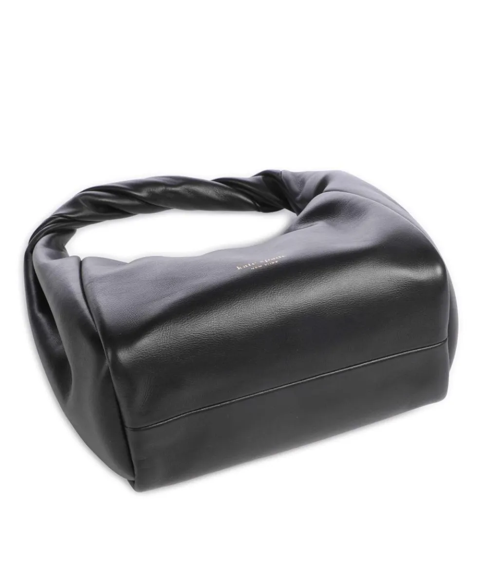 Twirl Schultertasche weiches Rindsleder schwarz