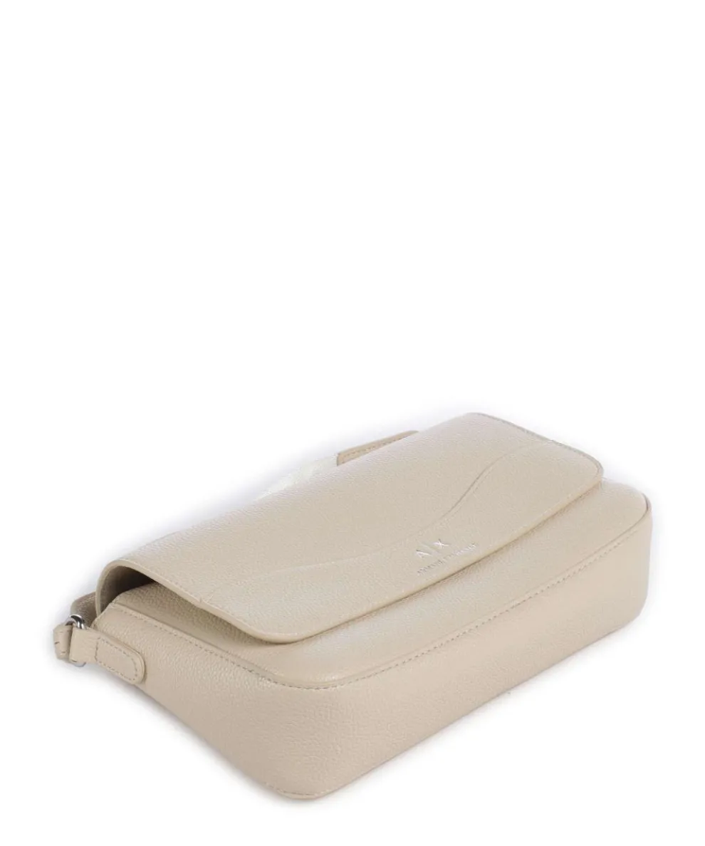 Wave Umhängetasche Lederimitat beige